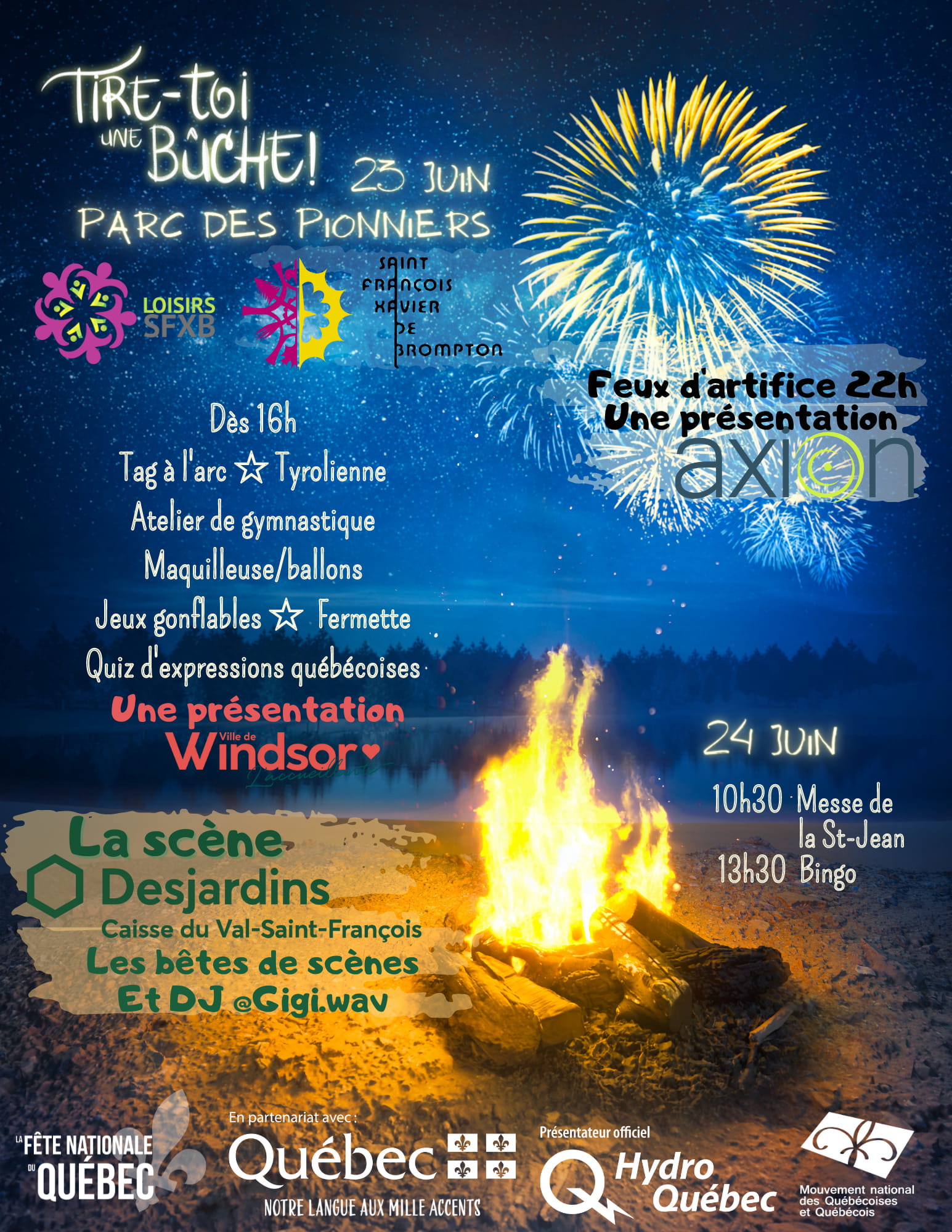 Fête nationale du Québec SaintFrançoisXavierdeBrompton