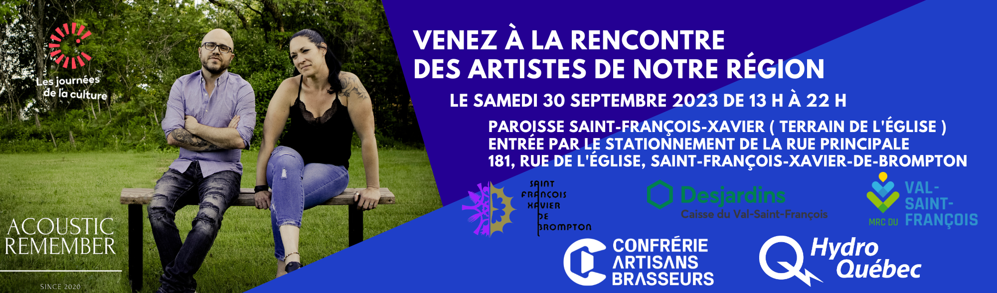 Journée de la culture à SaintFrançoisXavierdeBrompton Saint